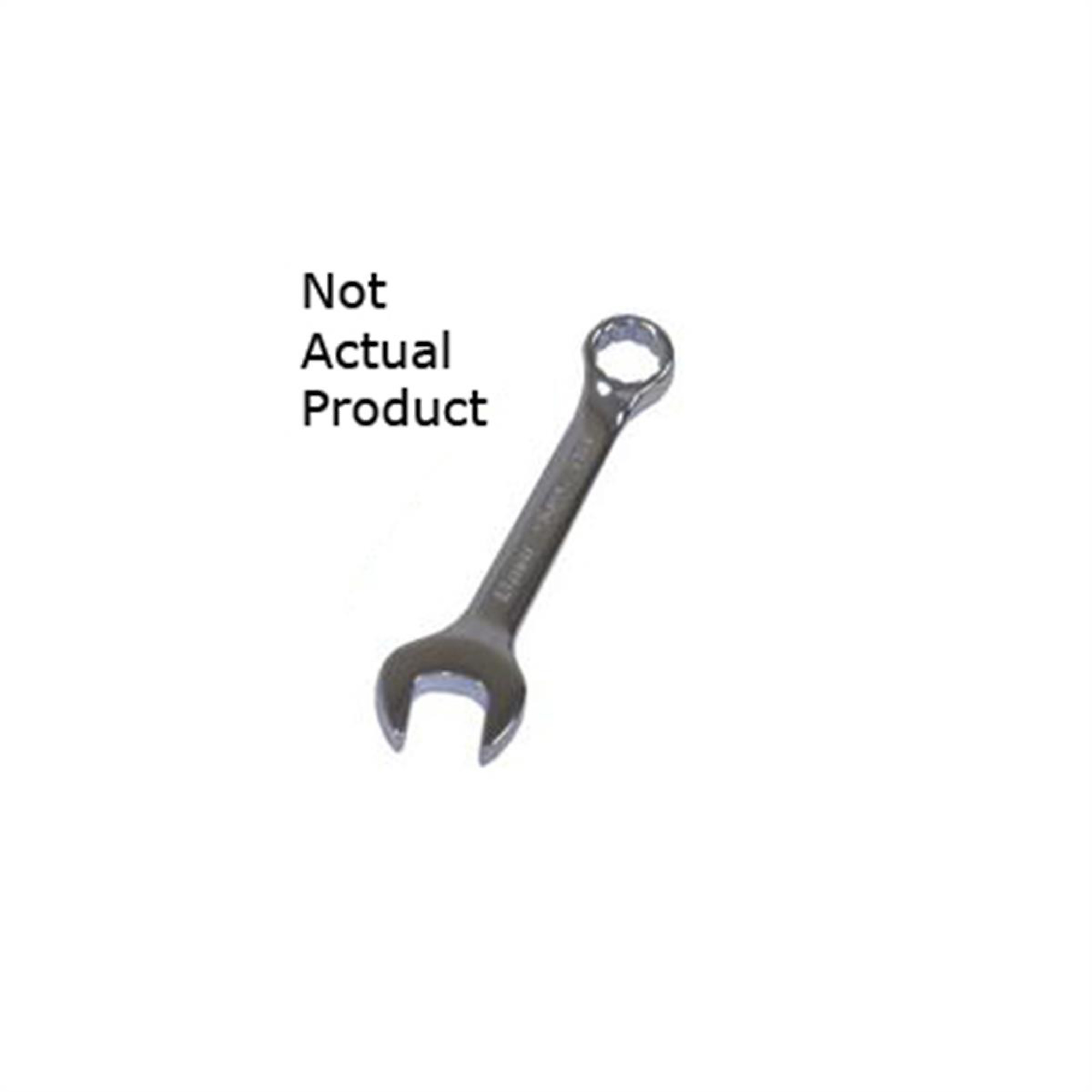 K-Tool International Combination Wrench — 15-Degree Offset, 15mm, Short, Chrome Plated, Model# KTI41715